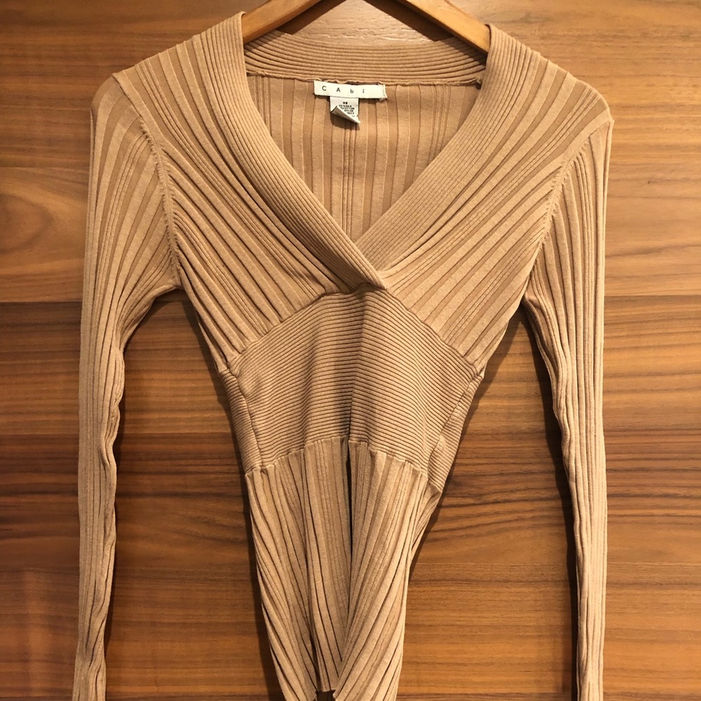 V line sweater